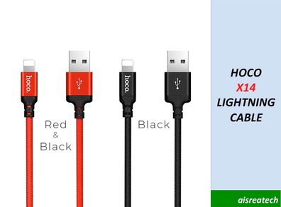 Hoco X14 Lightning To Usb Cable For Iphone CHARGING CABLE