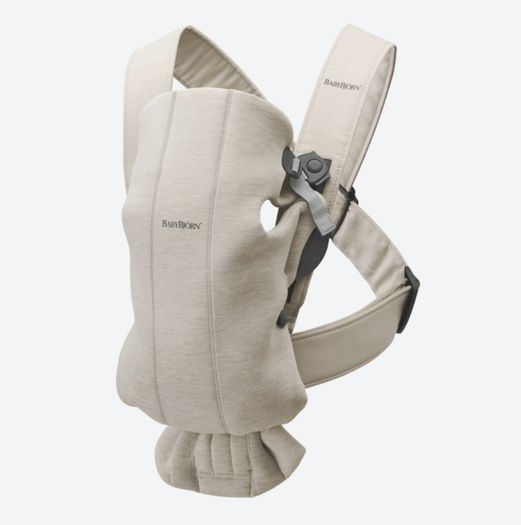 Babybjorn Carrier Mini 3d Jersey, Light Beige