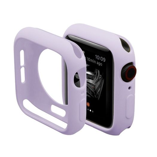 Case Cover For Apple Watch 4 5 6 SE 44mm Cover For iWatch Bumper 44mm Candy Color TPU Protector Ultra-thin Frame cover