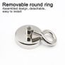 Neodymium magnet powerful fishing magnet deep sea fishing magnet with ring circular search magnetic hook magnet searcher Image 6