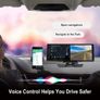 Car Mirror Video Recording Carplay & Android Auto Wireless Connection GPS Navigation Dashboard DVR AI Voice Image 6