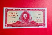 Cuba 3 Pesos. 1988Che Guevara  SCARCE ( Uncirculated )