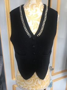 Zara studio wool knitted vest, new size M