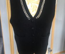 Zara studio wool knitted vest, new size M