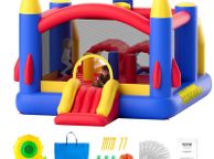 main image for ad Kids Garden Bouncy Castle with Slide and Ball Game