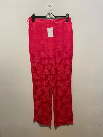 Savida pink jacquard trousers size 12 - new