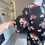 Ladies Black Multi Coloured Dress from Dunne Stores UK 10 / EU 38 Image 5