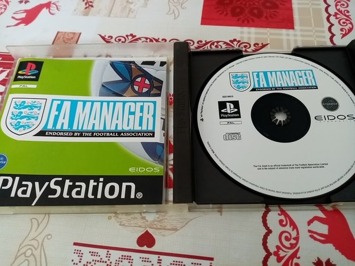 F. A. Manager - PlayStation 1 Ps1 Games - Original