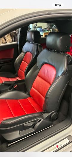audi a3 s3 8p 3 door red black nappa heated seats and matching door cards