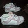 Pink n White Runner boots size 3 Image 2