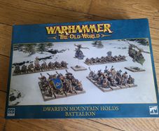 Games Workshop Warhammer The Old World Dwarfen Mountain Holds Battalion