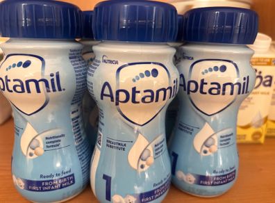 Free - 5x Aptamil 1 Ready to Feed Bottles (Expiry 20th Sept)