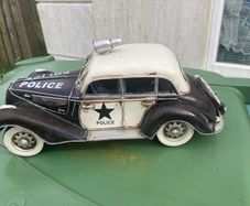 Police metal car free postage