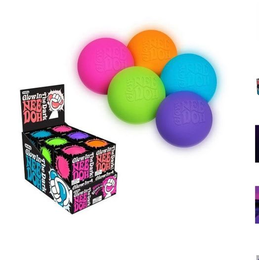 Brand New Needoh Glow in the Dark Purple