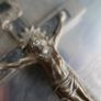Antique Nuns Crucifix Skull Crossbones 5'' And 3,5" Image 3