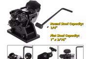 BRAND NEW Manual Metal Pipe Ring Bender 13-1/2Inch Gear Driven Handheld Adjustment Flat Round Steel Roller Tool for Bending Angle