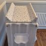 Baby changing unit with bath and draining tube Image 2