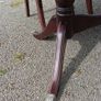 Solid mahogany table and chairs Image 5