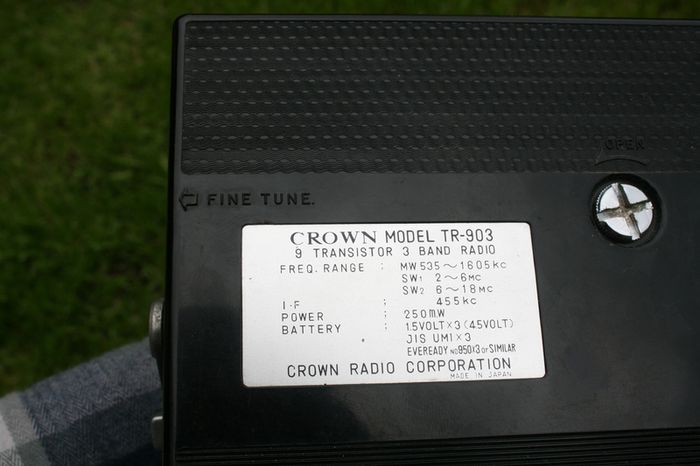 Vintage Crown radio