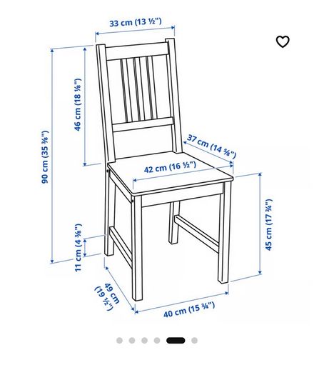 ikea black chair like new