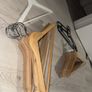 18 Clothes Hangers 15 Wooden + 3 Plastic Image 3