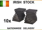 10 X Acoustic Wedge Panels Tiles Studio Sound Proofing Insulation Closed Cell Foam