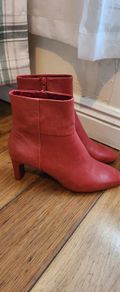 Red Ankle Boots from Mango size 38/5