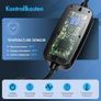 EV Charger Cable Type 2 to 3 Pin Plug 3KW, 6M, 6/8/10/13A, Adjustable Current EV Charger,With LED Screen Timing Delay IP66/IP65, With Carry Bag and Type 2 EV Cable Holder for EVs and PHEVs Image 5