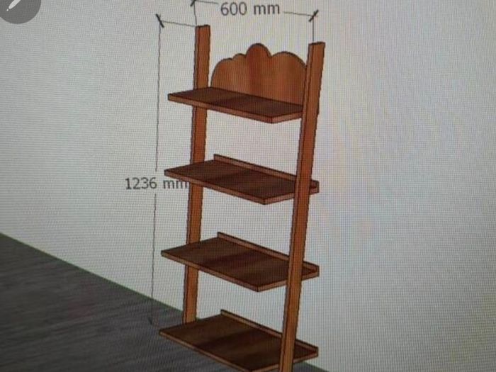 Wooden bespoke design shelving| cloud design