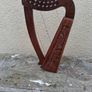 Lap Harp or model Harp handcarved Image 4