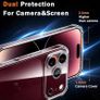 Case for iPhone 18 Pro Max, 17 Pro Max, 17e, 16e, 15 Silicone Gel Cover Clear Transparent Shockproof Shell Image 3