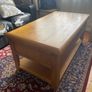 Wooden Coffee Table with Drawers Image 4