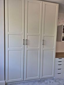 ikea wardrobe and desk