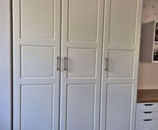 ikea wardrobe and desk