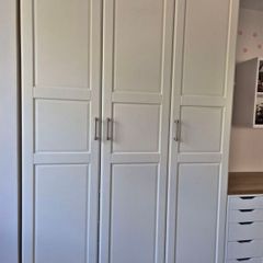 ikea wardrobe and desk