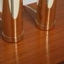 Vintage Pair of Cylindircal Brass Table Lamps B-010 by Bergboms, 1960s Image 10