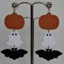 Spooky Trio Halloween Clay Earrings Image 9