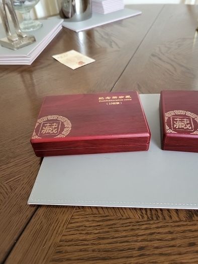 Coin collectors wooden boxes