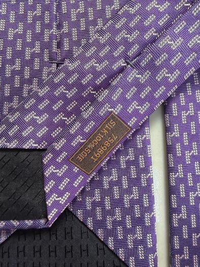Hermes silk tie