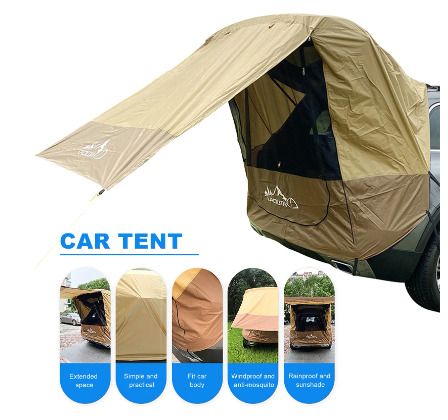BRAND NEW Car Trunk Tent Sunshade Rainproof for Self-driving Tour Barbecue