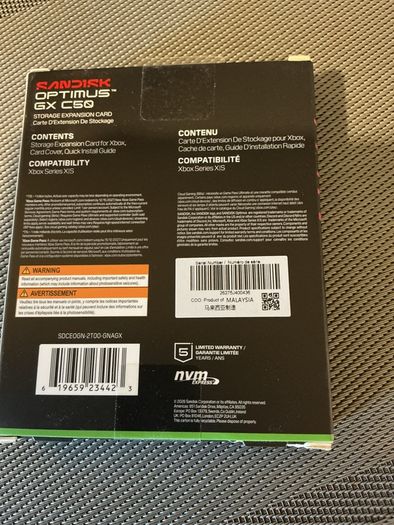 2tb Xbox Expansion Card C50