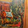 "Carriage with horse"Alfredo Zanellato(1931-2021)oil painting on canvas Image 4