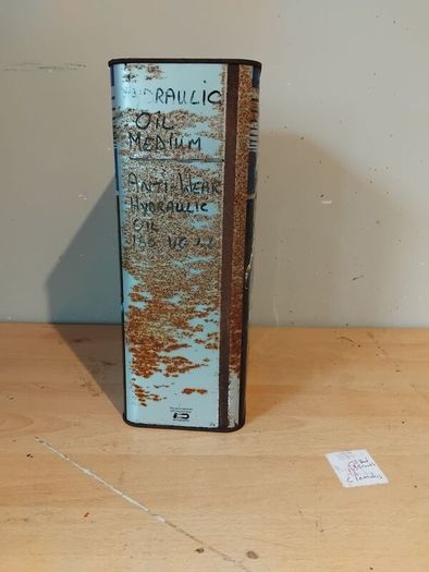 Vintage Ford Super Multigrade Motor Oil Can Tin  15w 40