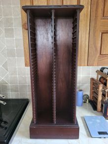 CD rack - Mahogony