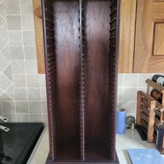CD rack - Mahogony