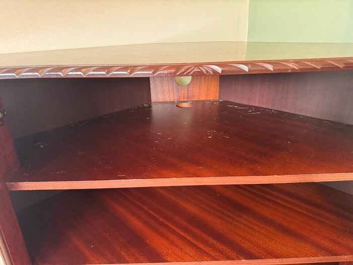 Traditional Wooden Corner Cabinet/ TV Stand