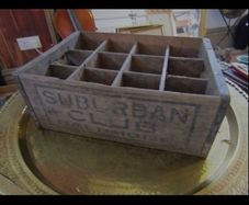 Old Surburban Bottle Box Crate