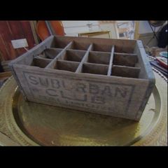 Old Surburban Bottle Box Crate