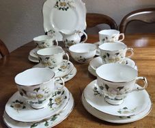 Pretty Arklow Pottery Vintage Tea Set 6 Settings