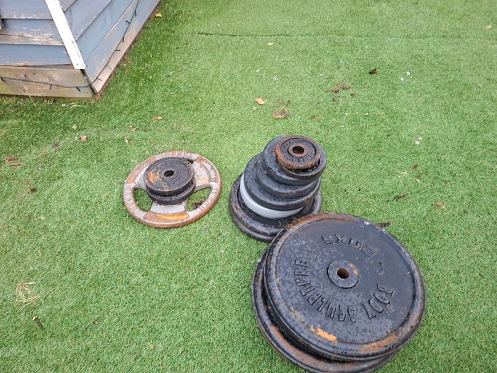 Weight bench   weights